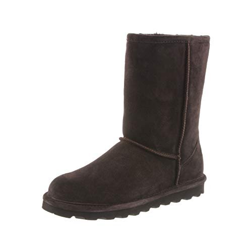 BEARPAW Elle Short Boots - Women's Chocolate Shoe Deals Outlet