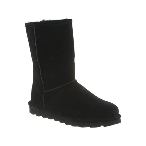 BEARPAW Elle Short Boots - Women's Black Shoe Deals Outlet