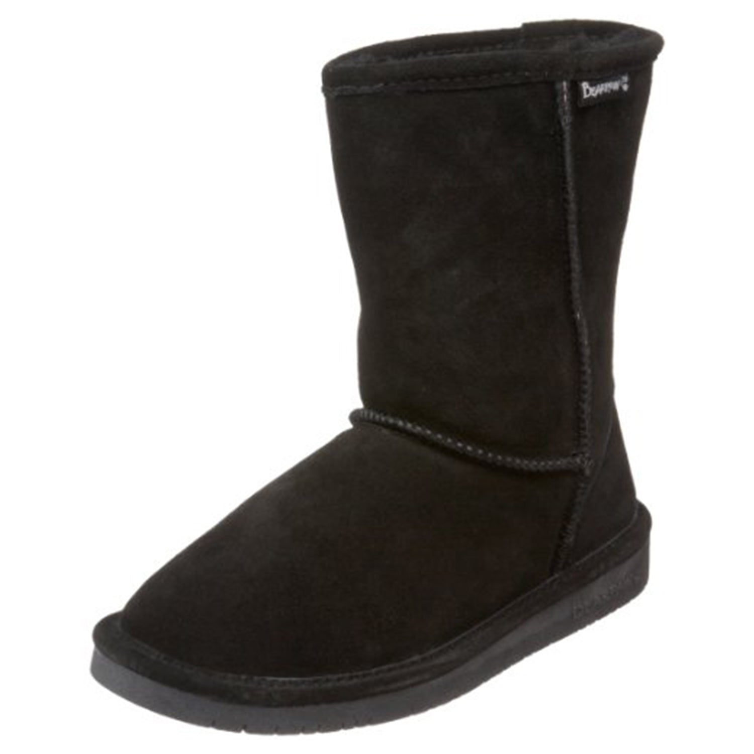 BEARPAW Emma Short Boots - Women's Black Shoe Deals Outlet