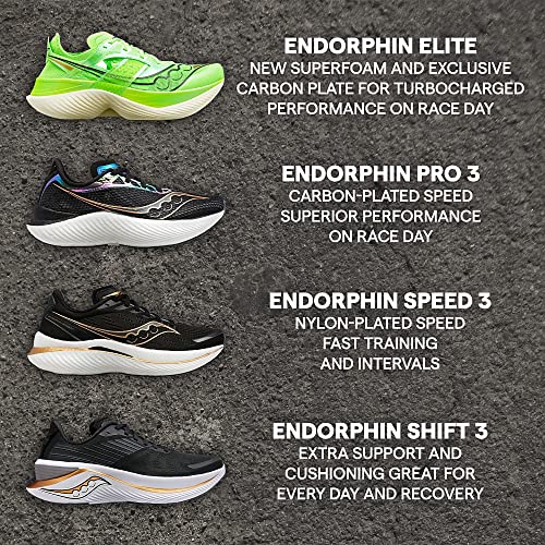Saucony Endorphin Speed 3 Running Shoe - Women's Black/Goldstruck Shoe Deals Outlet