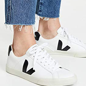 VEJA ESPLAR LEATHER - Women's White/Black Shoe Deals Outlet