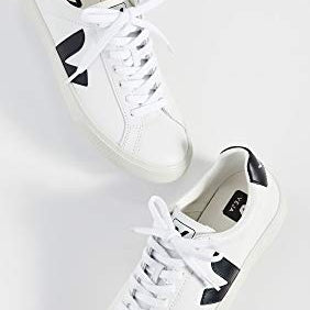 VEJA ESPLAR LEATHER - Women's White/Black Shoe Deals Outlet