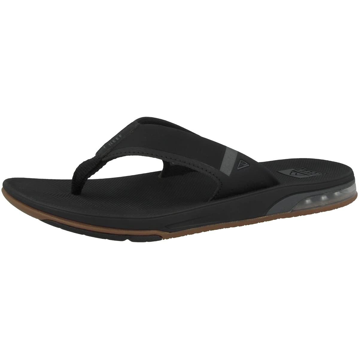 Reef Fanning Low - Men's Black/Black Shoe Deals Outlet