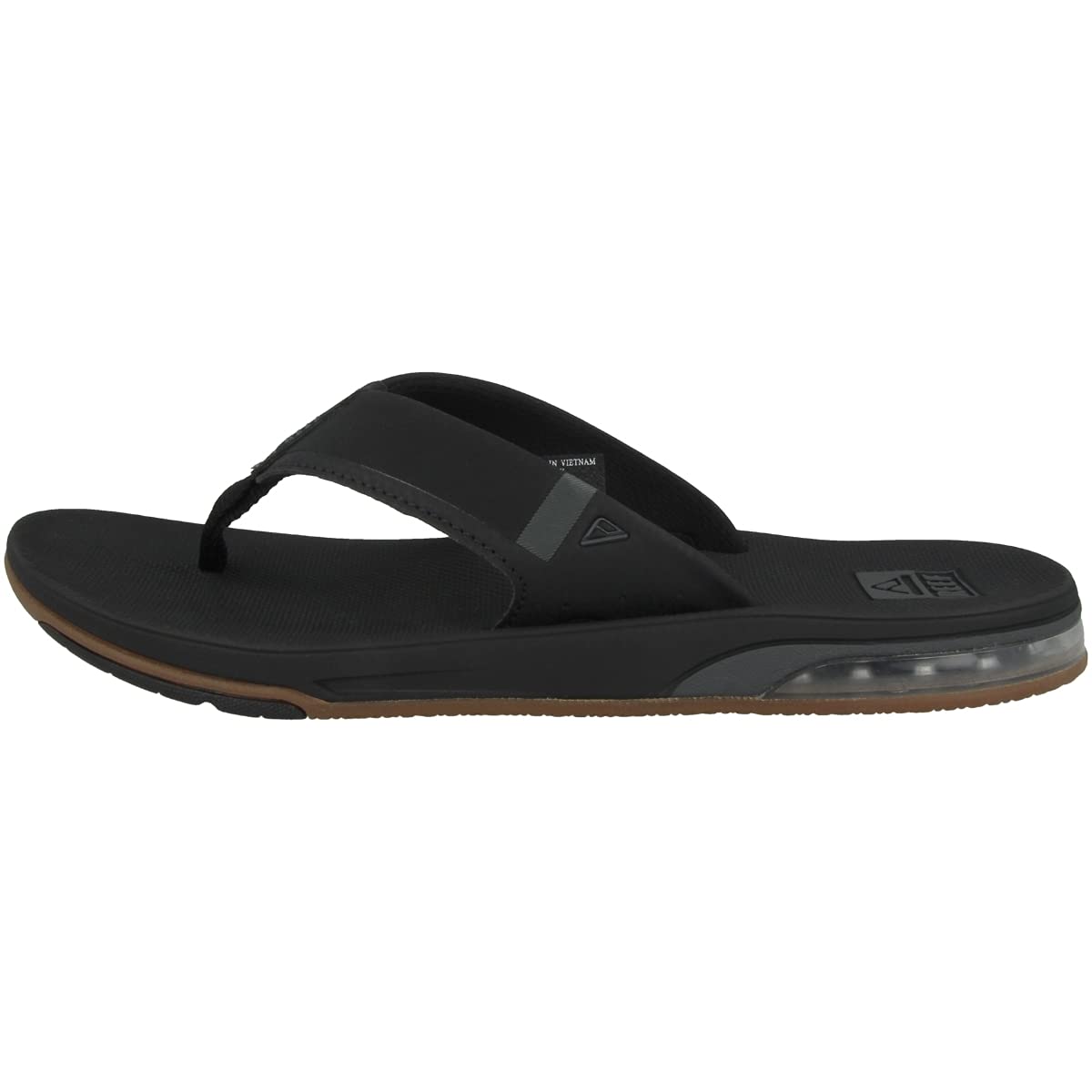 Reef Fanning Low - Men's Black/Black Shoe Deals Outlet