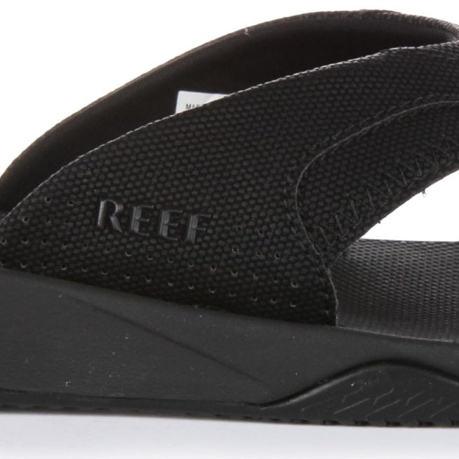 Reef Fanning - Men's All Black Shoe Deals Outlet