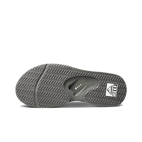 Reef Fanning - Men's Grey/White Shoe Deals Outlet