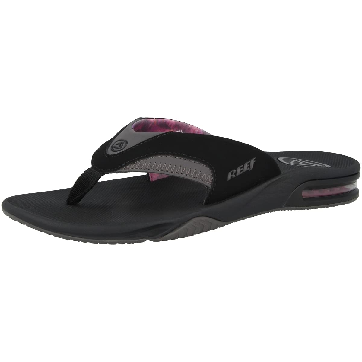 Reef Fanning - Women's Black/Grey Shoe Deals Outlet