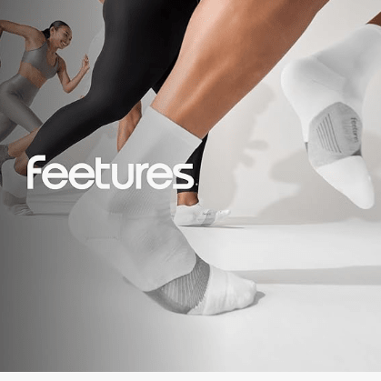 Feetures Elite Light Cushion Mini Crew White Large 840557159154 Shoe Deals Outlet