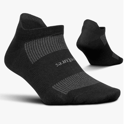 Feetures High Performance Ultra Light No Show Tab Black XL 840557112647 Shoe Deals Outlet