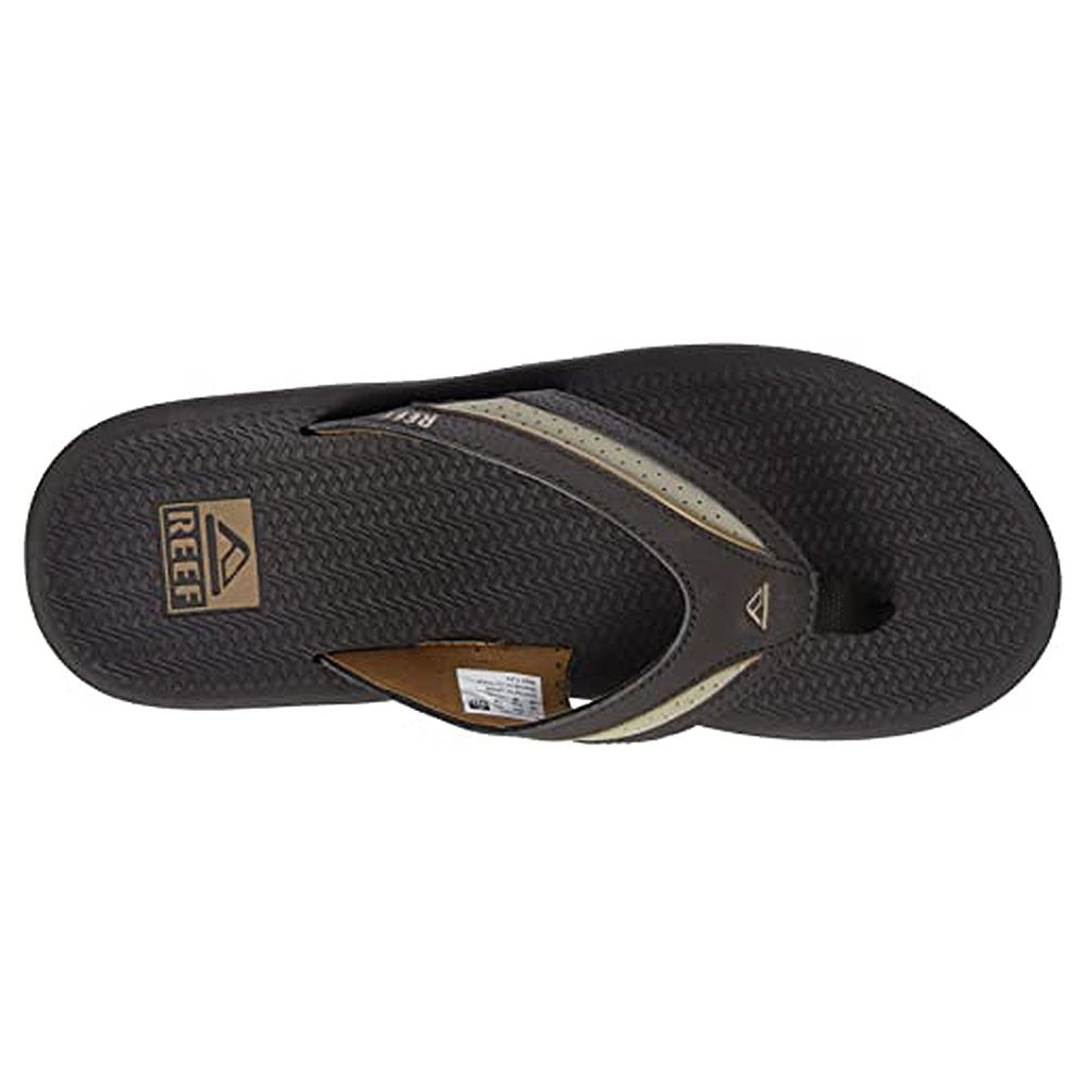 Reef Flex - Men's Dark Brown/Tan Shoe Deals Outlet