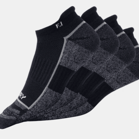 FootJoy Roll Top Golf Socks Black Regular 706843090290 Shoe Deals Outlet