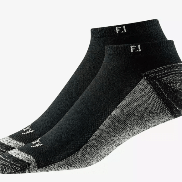 FootJoy Roll Top Golf Socks Black Regular 706843090290 Shoe Deals Outlet