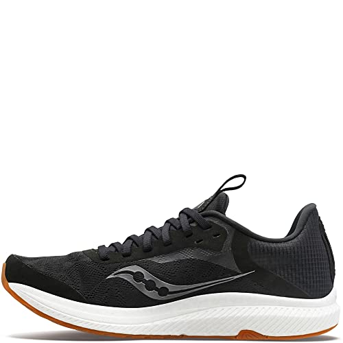 Saucony Freedom 5 - Men's Black/Gum Shoe Deals Outlet