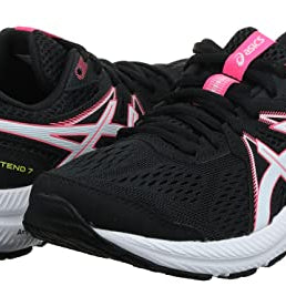 ASICS GEL - Contend 7 - Women's Black Hot Pink Shoe Deals Outlet
