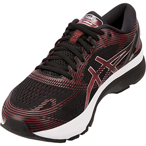 ASICS Gel - Nimbus 21 - Men's Black/Classic Red Shoe Deals Outlet