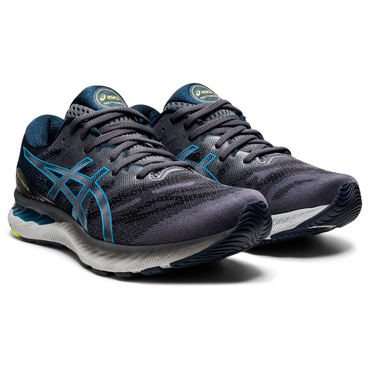 ASICS Gel Nimbus 23 - Men's Carrier Grey/Digital Aqua Shoe Deals Outlet
