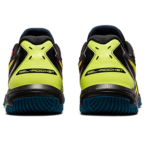 ASICS GEL - ROCKET 10 - Men's Black/Safety Yellow Shoe Deals Outlet