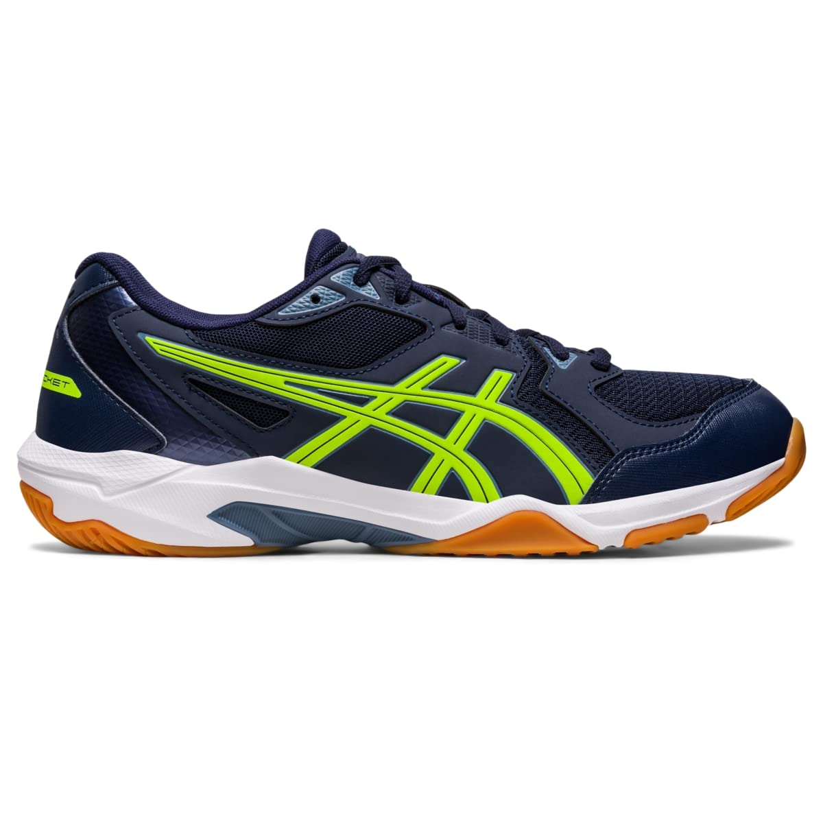 ASICS GEL - ROCKET 10 - Men's Midnight/Hazard Green Shoe Deals Outlet