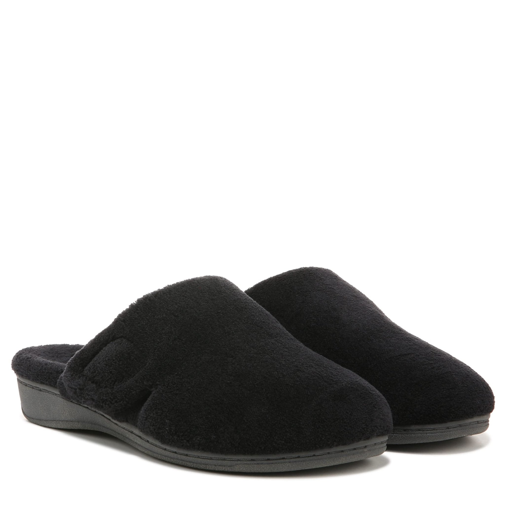 VIONIC Gemma Mule Slipper - Women's Black Shoe Deals Outlet