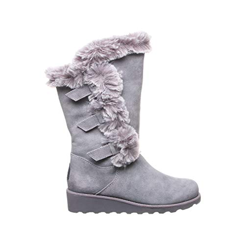 BEARPAW Genevieve Boots - Women's Gray Fog Shoe Deals Outlet