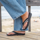 Reef Girls Slap 3 - Women's Black/Black/Aqua Shoe Deals Outlet