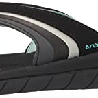 Reef Girls Slap 3 - Women's Black/Black/Aqua Shoe Deals Outlet