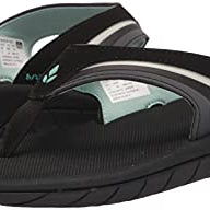 Reef Girls Slap 3 - Women's Black/Black/Aqua Shoe Deals Outlet