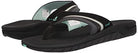 Reef Girls Slap 3 - Women's Black/Black/Aqua Shoe Deals Outlet