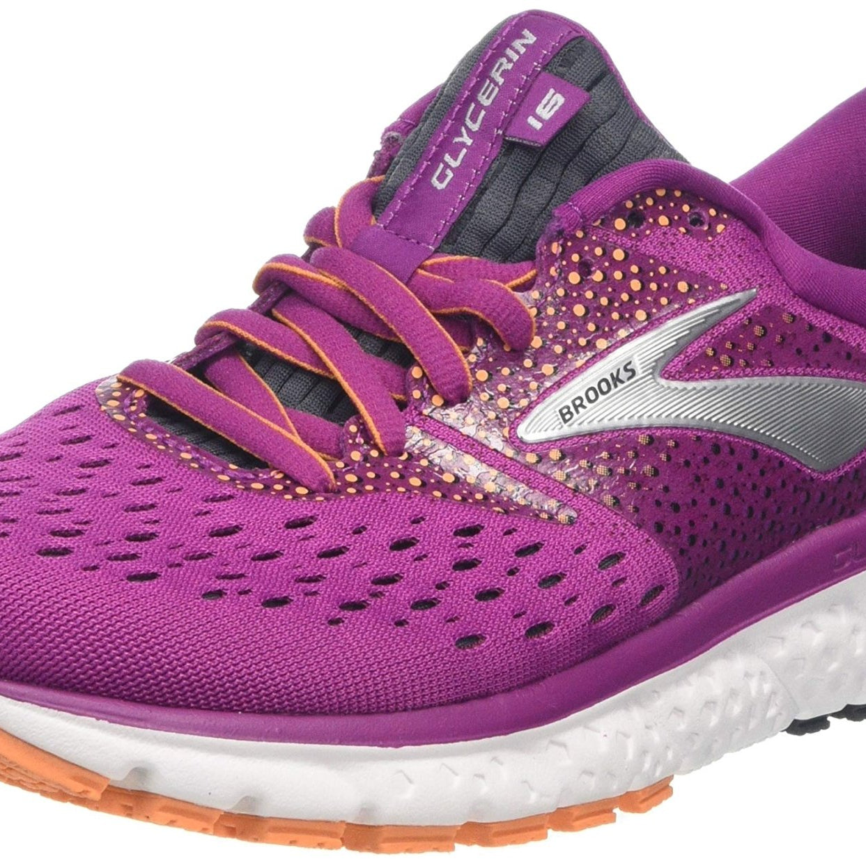 Brooks Glycerin 16 - Women's Wild Aster/Fig/Orange Shoe Deals Outlet