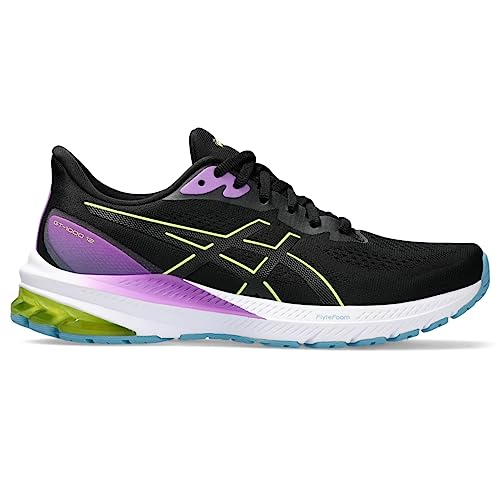 ASICS GT - 1000 12 - Women's Black/Glow Yellow Shoe Deals Outlet