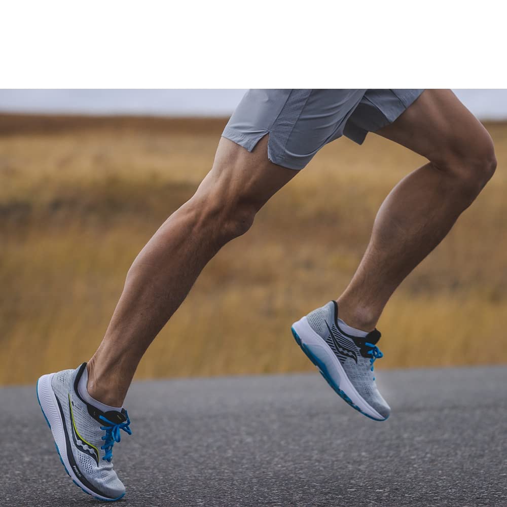 Saucony Guide 14 - Men's Alloy/Blue Shoe Deals Outlet