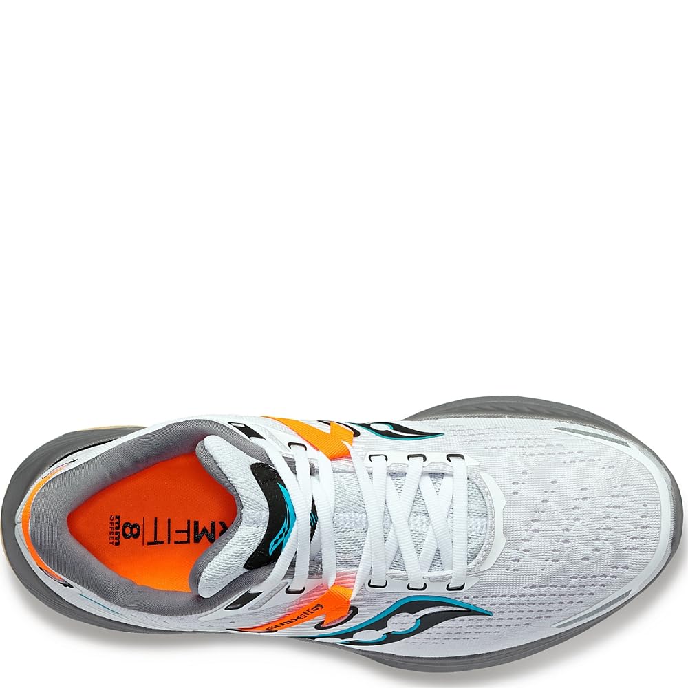 Saucony Guide 16 - Men's White/Gravel Shoe Deals Outlet