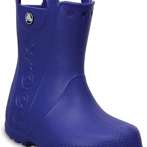 Crocs Handle It Rain Boot - Kids Cerulean Blue Shoe Deals Outlet