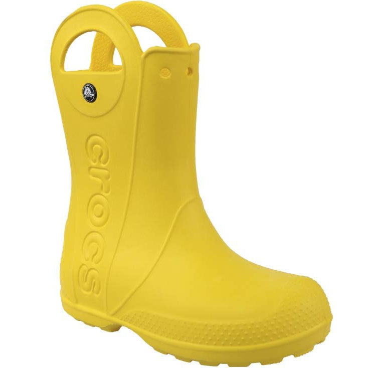 Crocs Handle It Rain Boot - Kids Yellow Shoe Deals Outlet