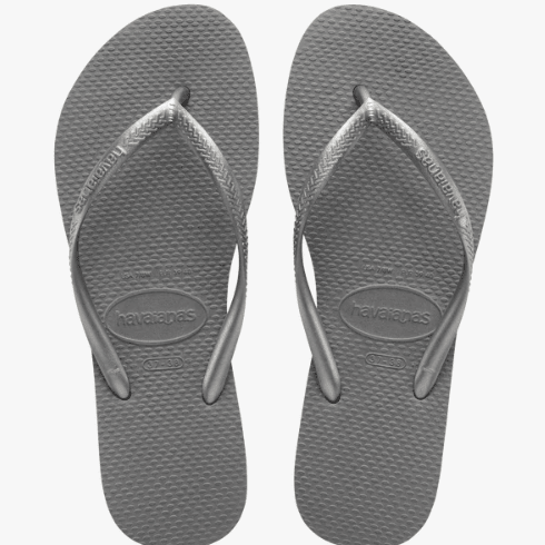 Havaianas Slim Sandals Steel Grey 9/10 M 7891266827370 Shoe Deals Outlet