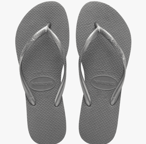 Havaianas Slim Sandals Steel Grey 9/10 M 7891266827370 Shoe Deals Outlet