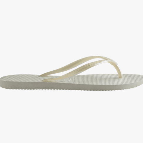 Havaianas Slim Sandals White 6 M 7890732316226 Shoe Deals Outlet