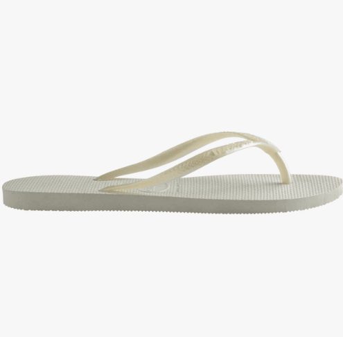 Havaianas Slim Sandals White 6 M 7890732316226 Shoe Deals Outlet