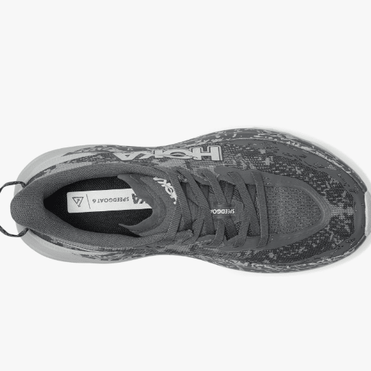 Hoka Speedgoat 6 Satellite Grey / Stardust 9 B 197634616834 Shoe Deals Outlet