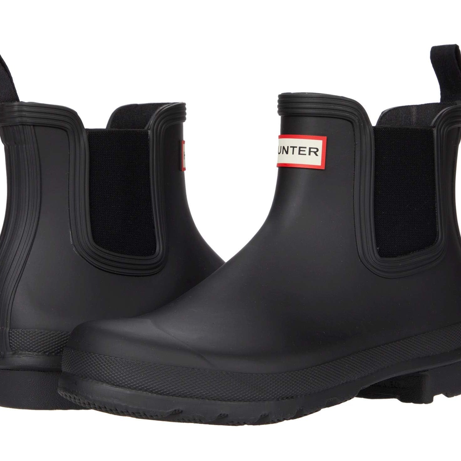 Hunter Boots Commando Chelsea Black 11 M 5054916897266 Shoe Deals Outlet