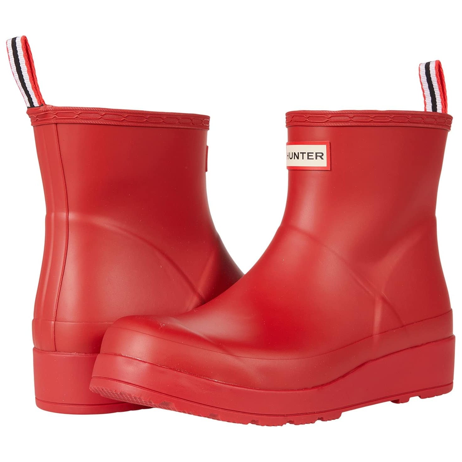 Hunter Original Play Boot Short Red 7 M 5054916381376 Shoe Deals Outlet