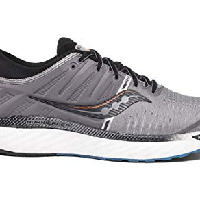 Saucony Hurricane 22 - Men's Grey/Black Shoe Deals Outlet