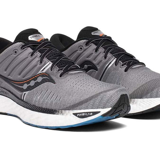 Saucony Hurricane 22 - Men's Grey/Black Shoe Deals Outlet