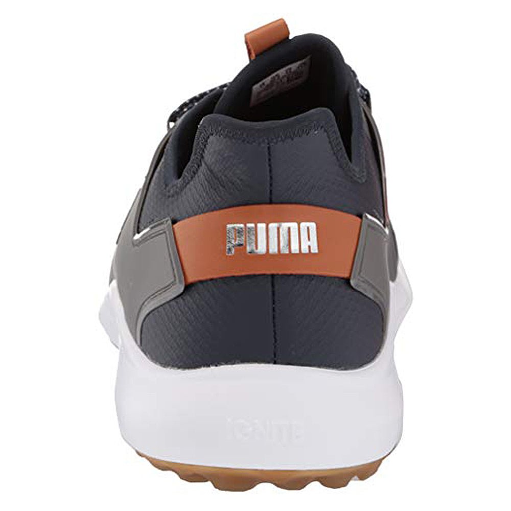 PUMA Ignite Fasten8 Golf - Men's Navy Blazer - puma Silver - quiet Shade Shoe Deals Outlet