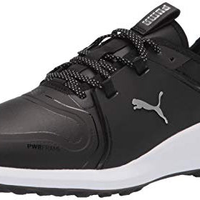 PUMA Ignite Fasten8 Pro Golf Shoe - Men's Puma Black - puma Silver - puma Black Shoe Deals Outlet