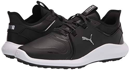 PUMA Ignite Fasten8 Pro Golf Shoe - Men's Puma Black - puma Silver - puma Black Shoe Deals Outlet