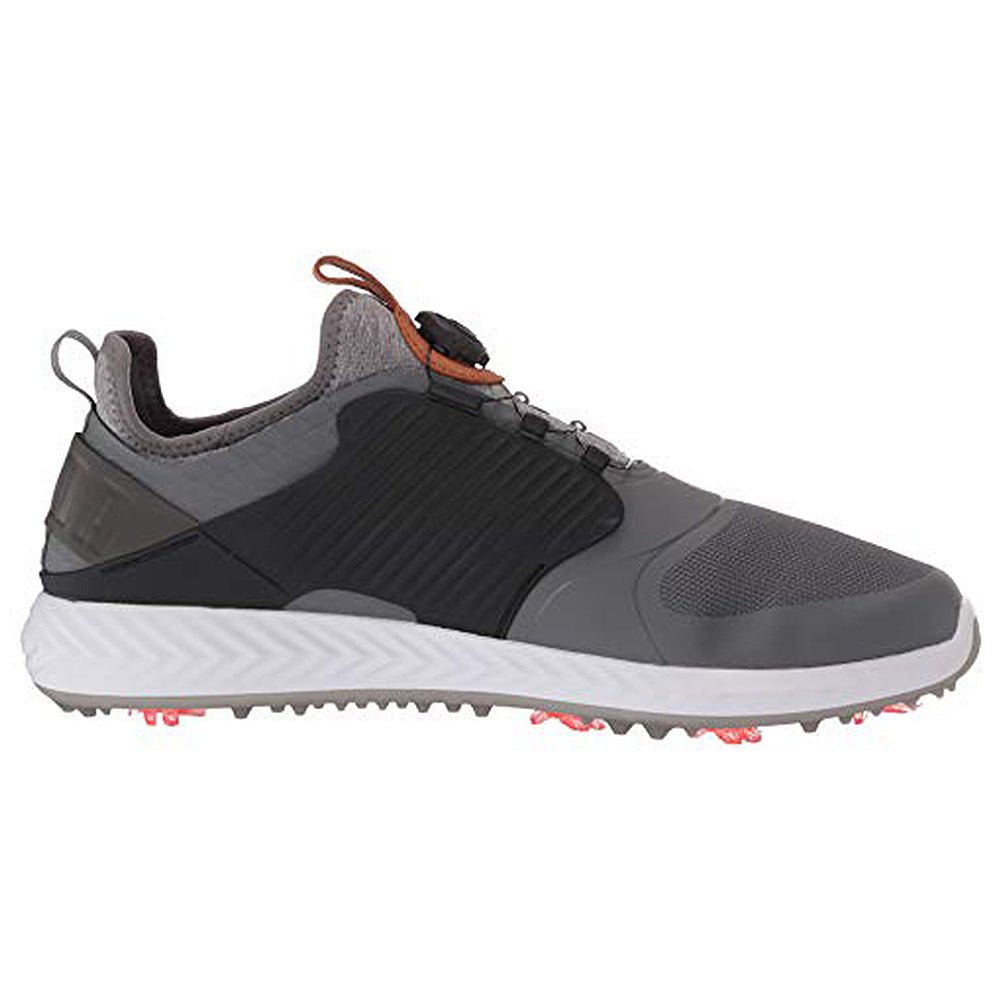 PUMA Golf Ignite Pwradapt Caged Golf - Men's Quiet Shade - bronze - puma Black Shoe Deals Outlet