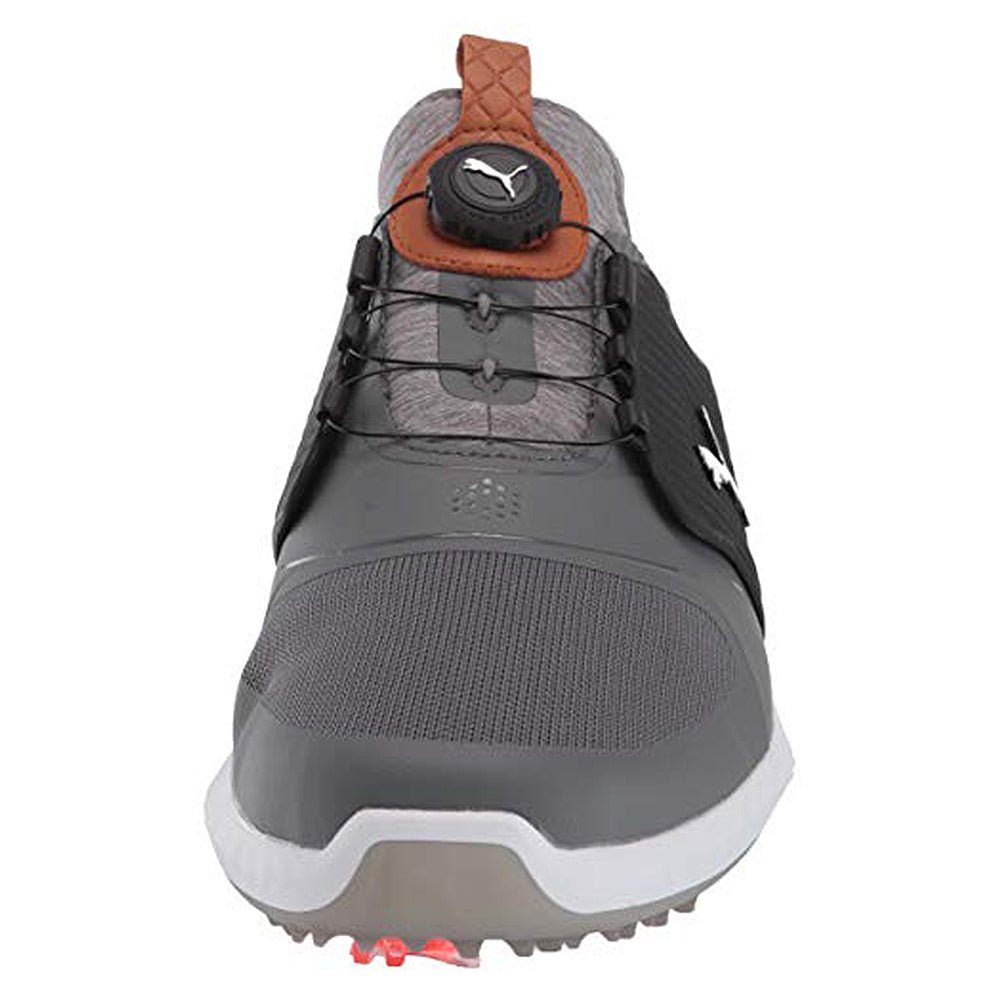 PUMA Golf Ignite Pwradapt Caged Golf - Men's Quiet Shade - bronze - puma Black Shoe Deals Outlet