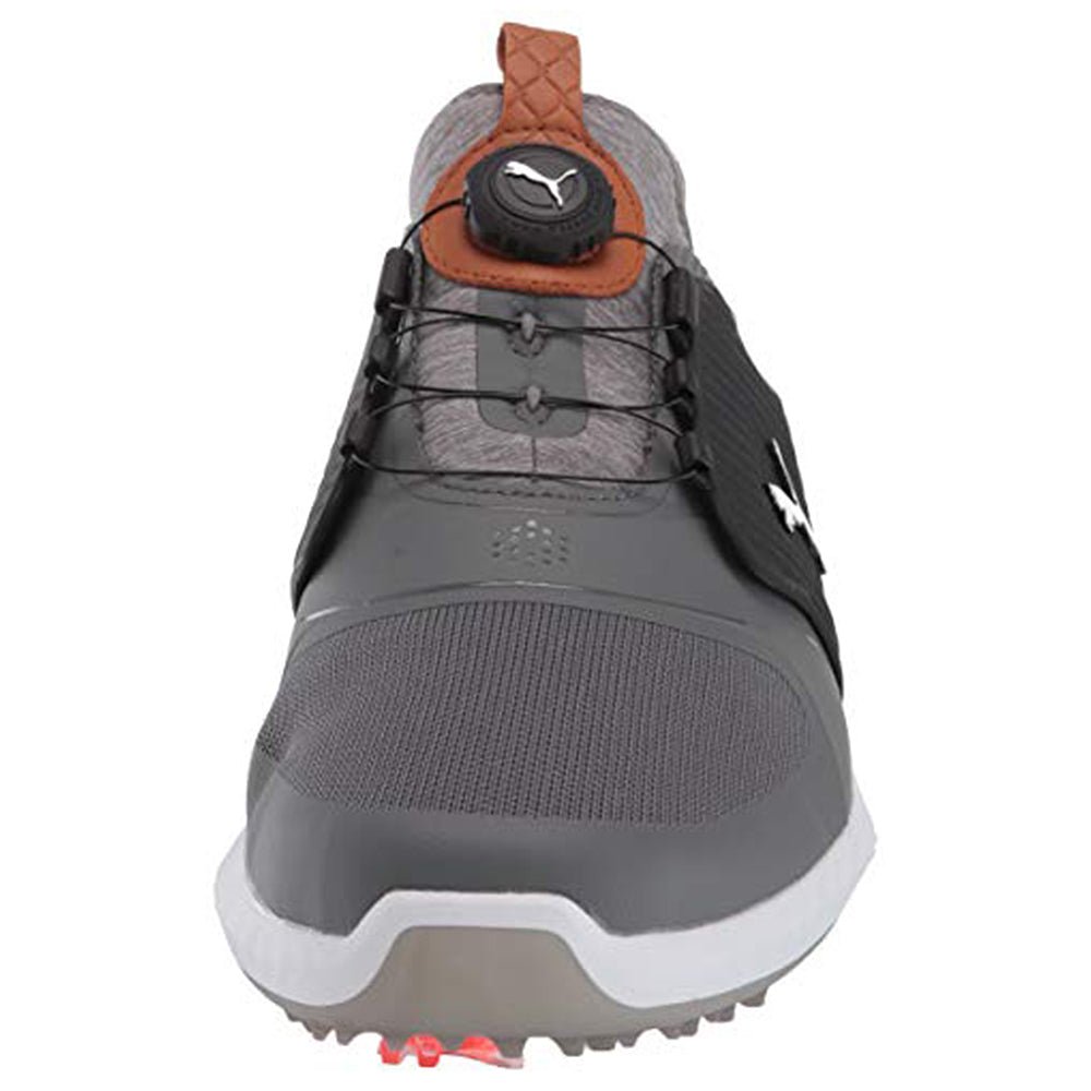 PUMA Ignite Pwradapt Caged Golf - Men's Quiet Shade - bronze - puma Black Shoe Deals Outlet