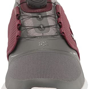 PUMA Ignite PWRADAPT Caged Golf Shoes - Men's Quiet Shade - puma Silver - zinfandel Shoe Deals Outlet